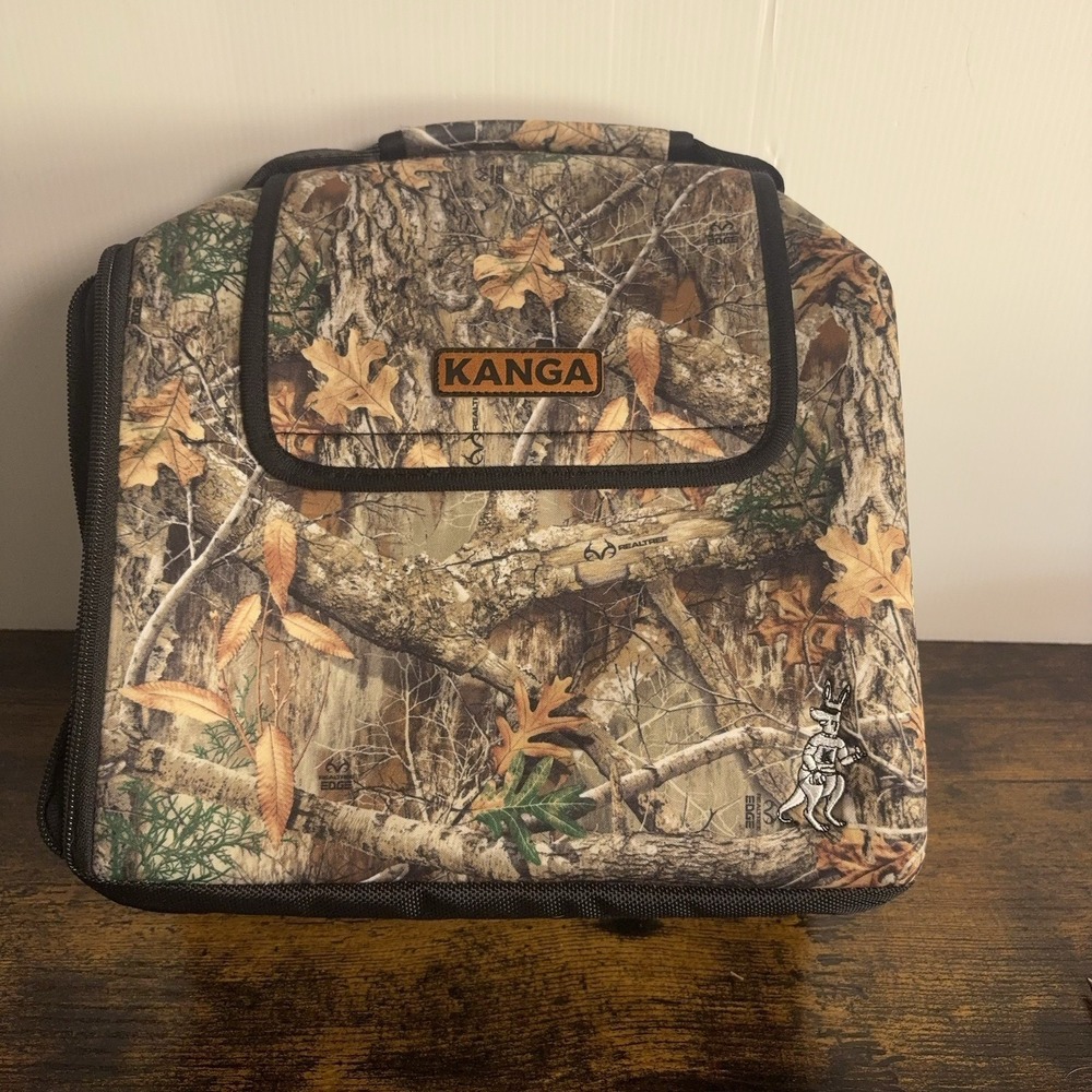KANGA Kase Mate Cooler‎ Real Tree Camo 12 Pack Tailgate BBQ Golf NWT
